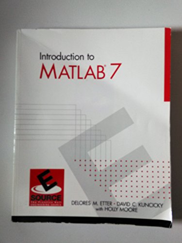 Beispielbild fr Introduction To Matlab 7 zum Verkauf von Irish Booksellers