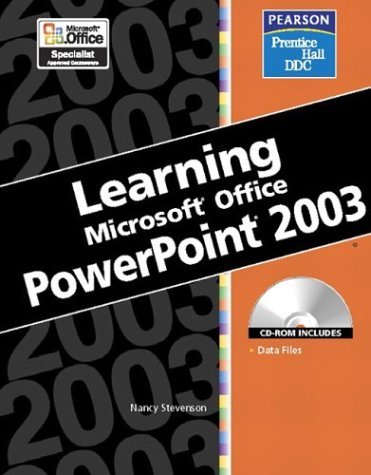 Imagen de archivo de Learning Series (DDC): Microsoft Office PowerPoint 2003 a la venta por Allied Book Company Inc.