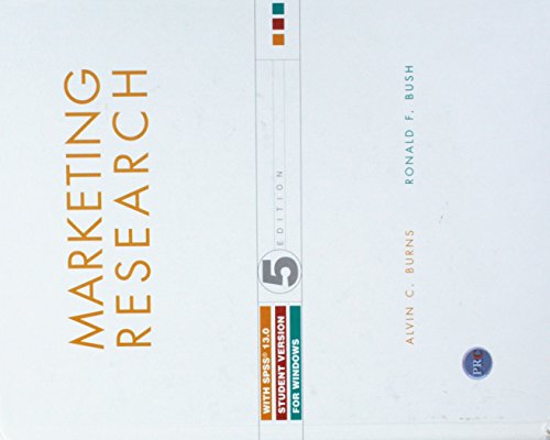 Marketing Research Without SPSS (9780131477308) by Burns, Alvin C.