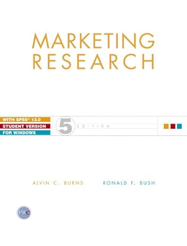 Imagen de archivo de Marketing Research (5th Edition) a la venta por SecondSale