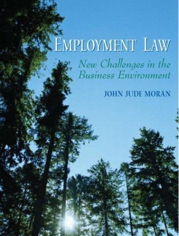 Imagen de archivo de Employment Law a la venta por Better World Books