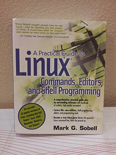 Imagen de archivo de A practical Guide To Linux Commands, Editors, And Shell Programming a la venta por Goodwill Books