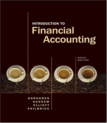 Beispielbild fr Introduction to Financial Accounting (Charles T Horngren Series in Accounting) zum Verkauf von ThriftBooks-Atlanta