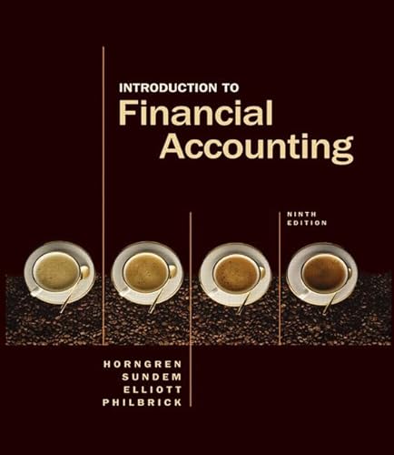 9780131479722: Introduction to Financial Accounting: United States Edition (CHARLES T HORNGREN SERIES IN ACCOUNTING)