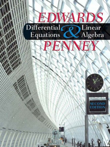 9780131481466: Differential Equations and Linear Algebra: United States Edition