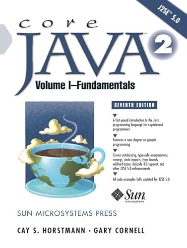 Beispielbild fr Core Java(TM) 2, Volume I--Fundamentals (7th Edition) (Core Series) (Core Series) zum Verkauf von Wonder Book