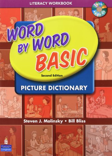 9780131482326: Word by Word Basic Literacy Workbook wAudio CD: Picture Dictionary