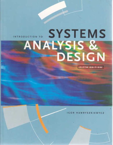 Beispielbild fr Introduction to Systems Analysis and Design zum Verkauf von NEPO UG