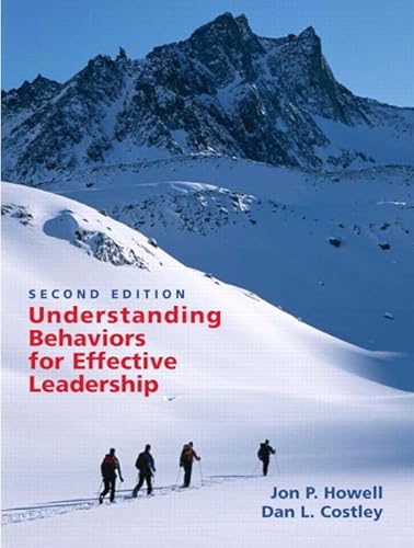 Beispielbild fr Understanding Behaviors for Effective Leadership (2nd Edition) zum Verkauf von Revaluation Books