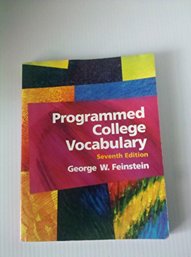 Beispielbild fr Programmed College Vocabulary zum Verkauf von BooksRun