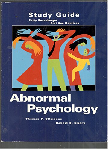 Stock image for ABNORMAL PSYCHOLOGY S/G for sale by Hawking Books