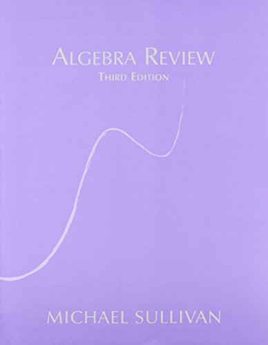 Beispielbild fr Algebra Review 3rd zum Verkauf von SecondSale