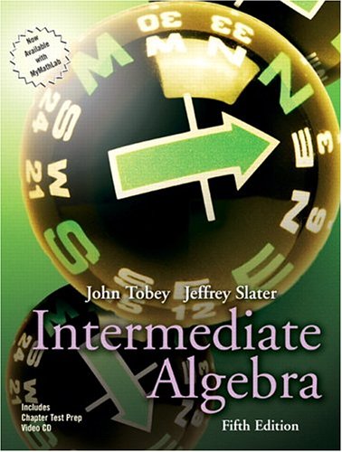 Beispielbild fr Intermediate Algebra zum Verkauf von Jenson Books Inc