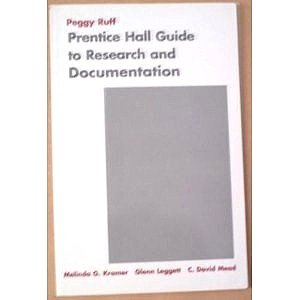 9780131491472: Prentic Hall Guide to Research and Documentation