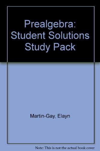 Beispielbild fr Student Solutions Study Pack zum Verkauf von Better World Books