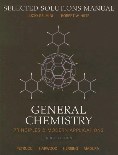 Beispielbild fr General Chemistry Selected Solutions Manual : Principles and Modern Applications zum Verkauf von Better World Books