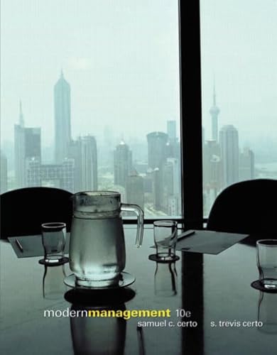 9780131494701: Modern Management: United States Edition