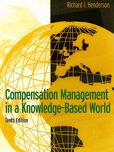 Imagen de archivo de Compensation Management in a Knowledge-Based World a la venta por Orion Tech