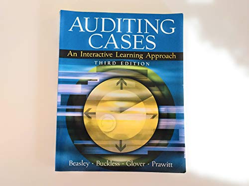 Imagen de archivo de Auditing Cases (3rd Edition) a la venta por BookHolders