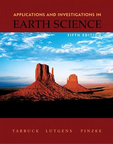 Beispielbild fr Applications and Investigations in Earth Science zum Verkauf von TextbookRush