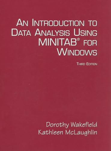 Stock image for Introduction to Data Analysis Using Minitab for Windows, An for sale by Goodwill Southern California