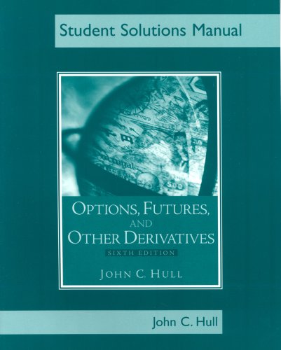 Stock image for Students Solutions Manual for Options, Futures, and Other Derivatives, Sixth Edition for sale by Zoom Books Company
