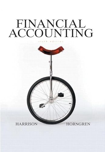 Imagen de archivo de Financial Accounting (Charles T Horngren Series in Accounting) a la venta por BookHolders