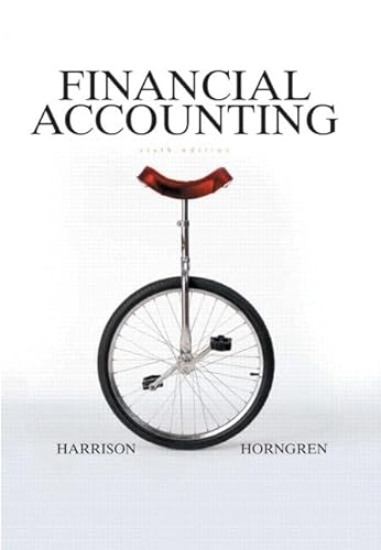 Stock image for Financial Accounting (Charles T Horngren Series in Accounting) for sale by BookHolders