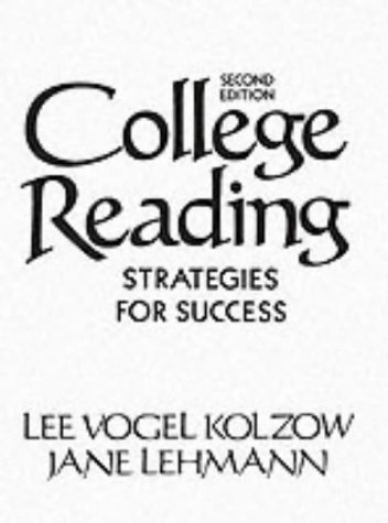 Stock image for College Reading: Strategies for Success (2nd Edition) for sale by HPB-Red