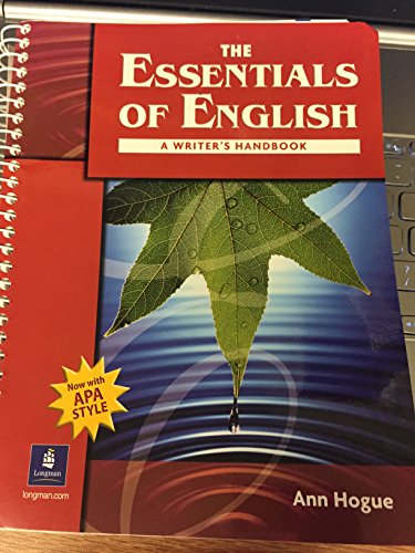 9780131500907: ESSENTIALS OF ENGLISH N/E BOOK WITH APA STYLE 150090: A Writer's Handbook (with APA Style)