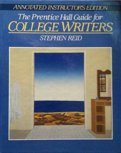 Stock image for The Prentice Hall Guide for College Writers for sale by medimops