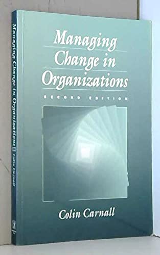 9780131509542: Managing Change in Organisations