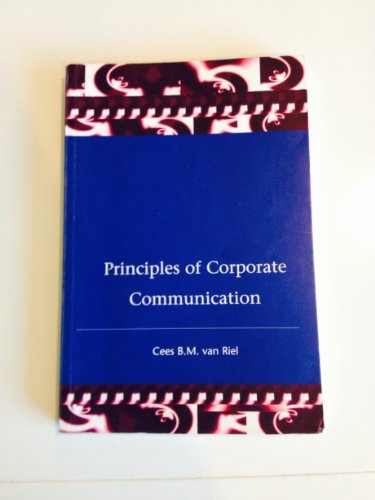 Stock image for Principles of Corporate Communication for sale by Vashon Island Books