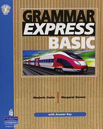 Imagen de archivo de Grammar Express Basic: For Self-Study and Classroom Use (Student Book with CD-ROM and Answer Key) a la venta por HPB-Red