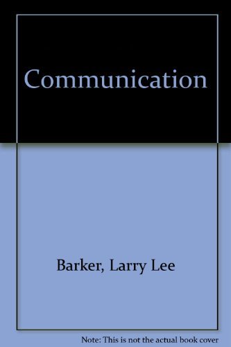 Stock image for Communication for sale by Better World Books