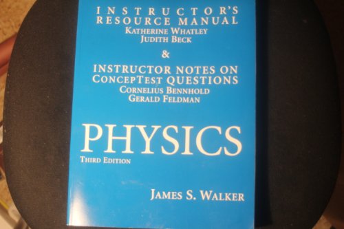 Stock image for Physics : Instructor's Resource Manual & Instructor Notes on Conceptest Questions for sale by HPB-Red