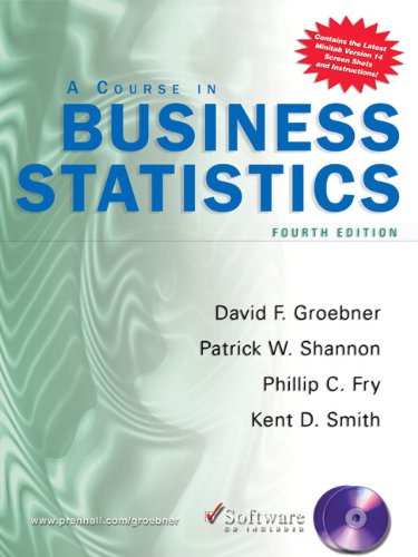 Imagen de archivo de A Course in Business Statistics (4th Edition) a la venta por HPB Inc.