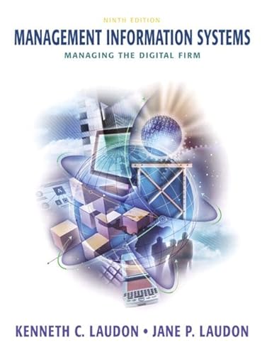 Stock image for Management information systems Managing the digital firm for sale by MARCIAL PONS LIBRERO