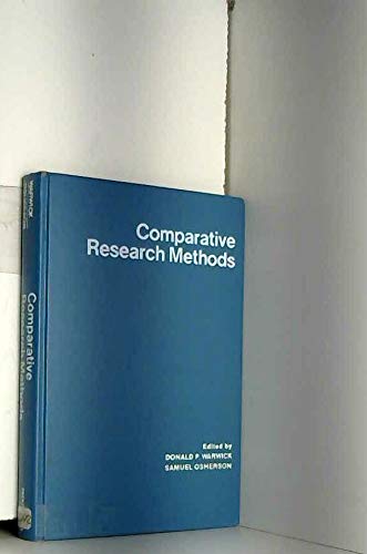 Stock image for Comparative research methods (General sociology series) for sale by Red's Corner LLC