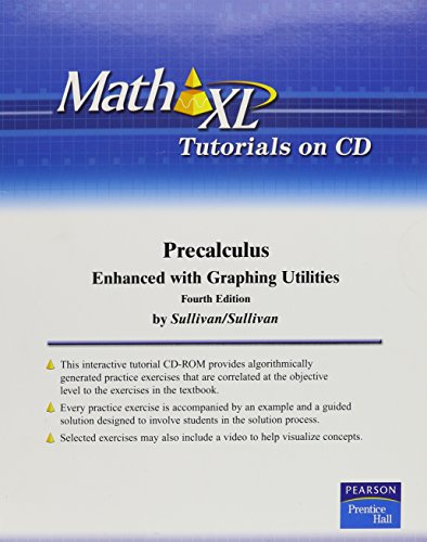 9780131543522: Math XL Tutorials on CD for Precalculus Enhanced with Graphing Utilities