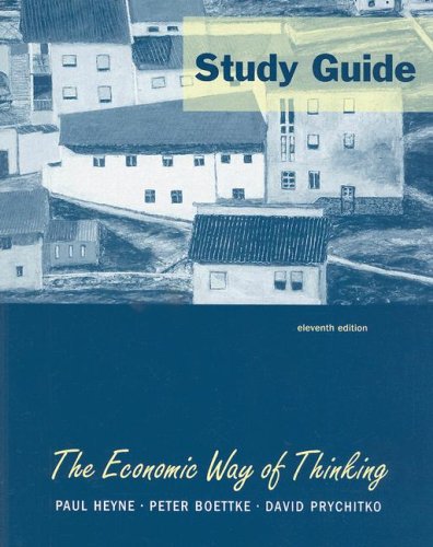 9780131543720: Economic Way of Thinking: Study Guide