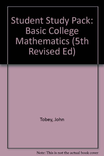 Beispielbild fr Your Student Study Pack: Basic College Mathematics [With CD Lecture Series and Student Solutions Manual and PH Tutor Center] zum Verkauf von Books From California
