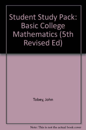 Imagen de archivo de Your Student Study Pack: Basic College Mathematics [With CD Lecture Series and Student Solutions Manual and PH Tutor Center] a la venta por Green Street Books