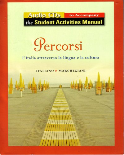 Stock image for Audio for Student Activity Manual for Percorsi: L'Italia Attraverso La Lingua E La Cultura (English and Italian Edition) for sale by HPB-Red