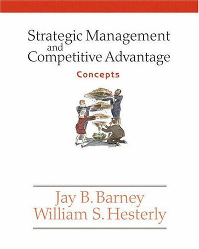 Imagen de archivo de Strategic Management and Competitive Advantage: Concepts a la venta por Wonder Book