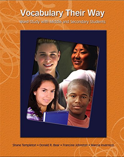 Imagen de archivo de Vocabulary Their Way : Word Study with Middle and Secondary Students a la venta por Better World Books
