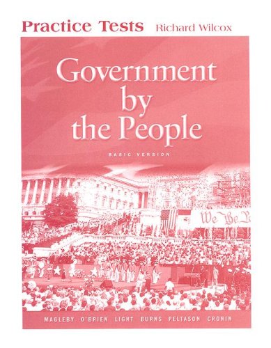 Imagen de archivo de Government by the People Practice Testhe People Practice Tests: Basic a la venta por Iridium_Books