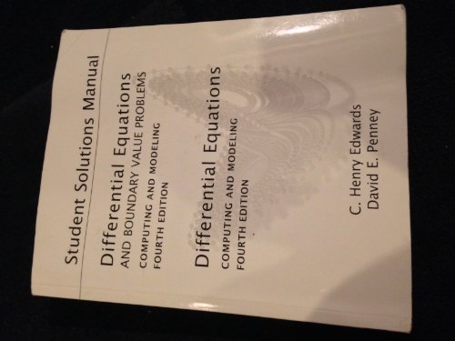 Beispielbild fr Differential Equations and Boundary Value Problems: Computing and Modeling zum Verkauf von Buchpark
