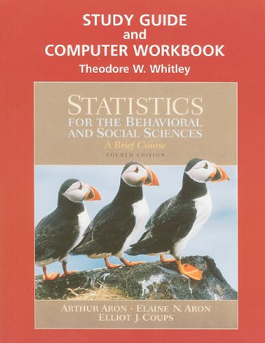 9780131562790: Study Guide and Computer Workbook for Statistics for the Behavioral and Social Sciences