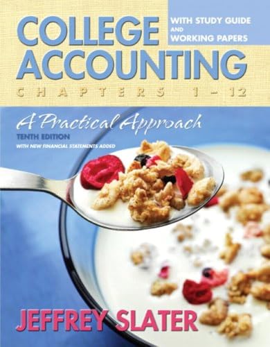 9780131563667: College Accounting: A Practical Approach Chapters 1-12 with Study Guide and Working Papers